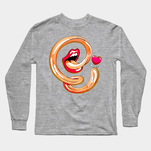 wear one's heart on one's sleeve Long Sleeve T-Shirt by masslos